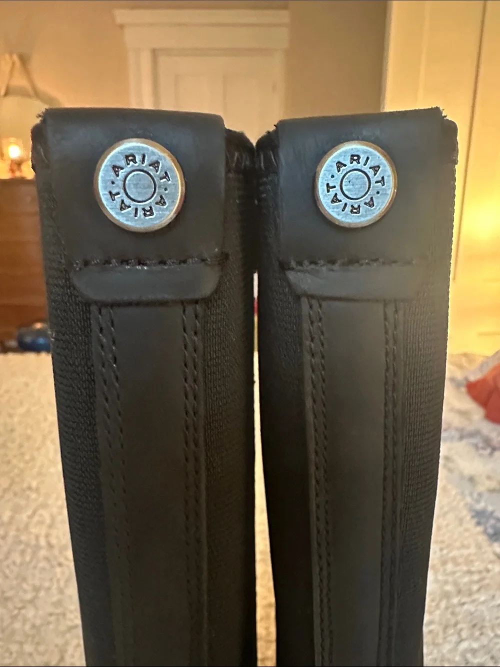Ariat Black Waterproof Leather Knee High Riding Boots